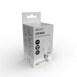 Solight LED žárovka, klasický tvar, 10W, E27, 4000K, 270°, 1100lm