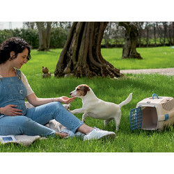 prepravka pro psy a kocky stefanplast gulliver 1 48x32x31cm bila 2