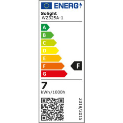 Solight LED žárovka, bodová , 7W, GU10, 6000K, 500lm, bílá