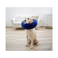 nafukovaci ochranny limec pro psy kerbl 80835 surgical collar 25 35 cm modra 3