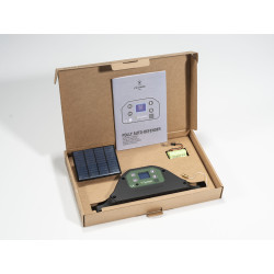 automaticke otevirani a zavirani kurniku polly auto defender se solarnim panelem 1