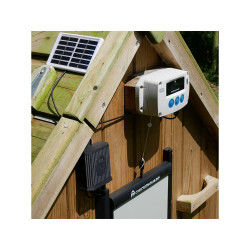 komplet automatickeho otevirani a zavirani kurniku chicken guard pro 25x30 solar kit 2