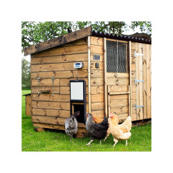 komplet automatickeho otevirani a zavirani kurniku chicken guard pro 25x30 solar kit 4