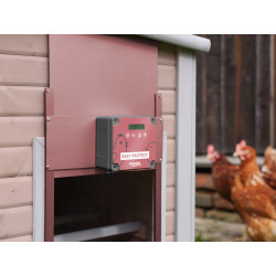 komplet automatickeho otevirani a zavirani kurniku kerbl 70590 easy protect 30x33 r ruzova 6