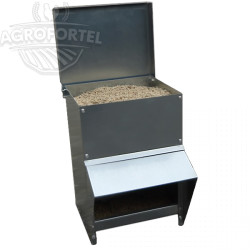 Kovové násypné krmítko AGROFORTEL - 14 kg