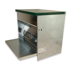 naslapne krmitko pro slepice drubez gaun 11290 20kg pozinkovane 2