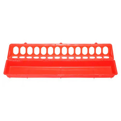 Žlabové krmítko - plastové pro drůbež - 100 cm