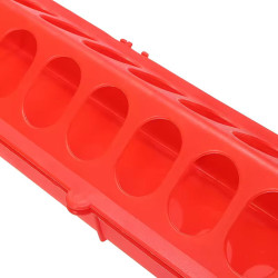 Žlabové krmítko - plastové pro drůbež - 100 cm