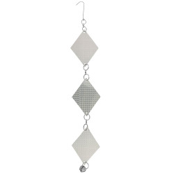 Plašič ptáků Spirála, reflexní, s rolničkou, 50cm