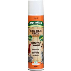 Odpuzovač parazitů (blechy, klíšťata, čmelíci) AGROBIO Atak Ektosol 250ml