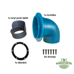 Sada na výrobu krmítka- zelená / 5 ks