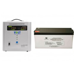 VSelektro Záložní zdroj 1250W, sinusPRO-2000E + AKU 200Ah