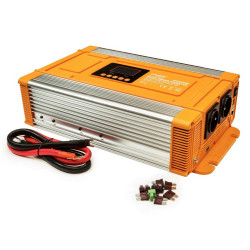 Měnič napětí Carspa PX2000-12, 12V/230V+USB 2000W čistá sinusovka