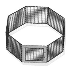Ohrádka pro domácí mazlíčky Leganest – 8 dílců 40x40 cm, 1x dvířka 30x30 cm