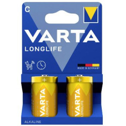 Varta VARTA Longlife C Blister 2 baterie malé mono C alkalicko-manganová 1.5 V 2 ks