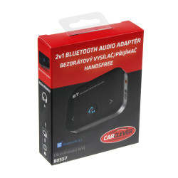 Audio adaptér s HandsFree Bluetooth 2v1 CARCLEVER 80557