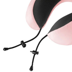 Polštář cestovní REBEL RBA-5003 Memory Pink