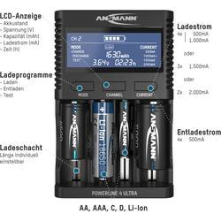 Ansmann Powerline 4 Ultra nabíječka akumulátorů NiCd, NiMH, Li-Ion AAA, AA, malé mono, velké mono