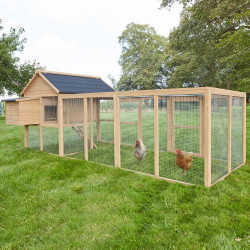 Dřevěný maxi kurník TIRANA, 3000x1520x1210 mm