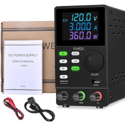 Laboratorní zdroj KUAIQU SPPS1203D 0-120V/0-3A, programovatelný