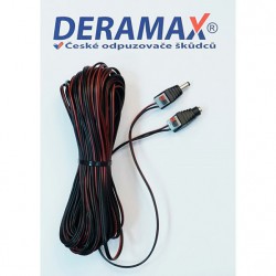 Prodlužovací napájecí kablík 5metrů pro zdrojové odpuzovače Deramax