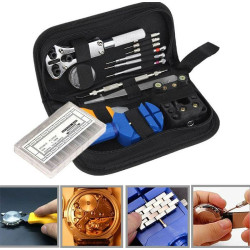 Sada šroubováků a nástrojů pro opravu hodinek