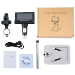 Mikroskop s monitorem DM4, zvětšení 0-1000x