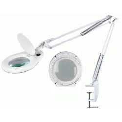 Stolní lupa LED ZD-129A ,5 dioptrií, uchycení svorkou