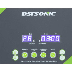 Ultrazvuková čistička BS4101D 10l 240W s ohřevem, pro dlouhé předměty