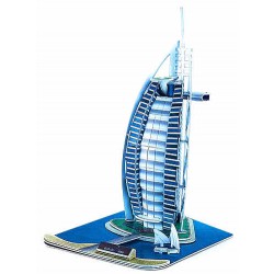 3D Puzzle skládačka Burj Al Arab - střední velikost 32cm