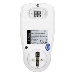 Dvoutarifní elektroměr spotřeby, Virone max. 3680W, bílá, LCD