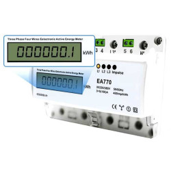 Elektroměr EA770 3 fázový digitální na DIN lištu