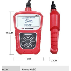Autodiagnostika Konnwei KW310, OBD II