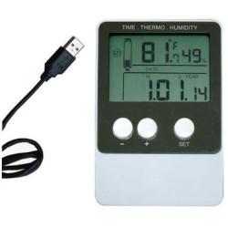 Teploměr + vlhkoměr DS102 se záznamem - USB Datalogger