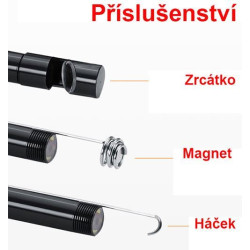 Endoskop - Inspekční kamera Y102, 5,5mm, Micro USB, USB, kabel 5m