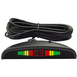 Parkovací alarm KQLD01 se 4 senzory, LED displej, bílé senzory
