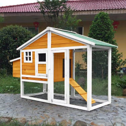 Dřevěný kurník LINEC XXL MOBIL, 1880x700x1170 mm