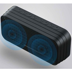 Bluetooth reproduktor s rádiem FM a hodinami (radiobudík)