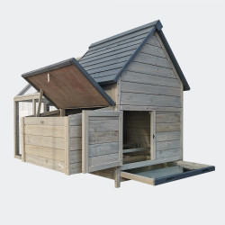 Dřevěný kurník OLOMOUC, 1610x1180x1125mm