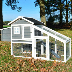 Dřevěný kurník LISABON, 1750x660x1010 mm