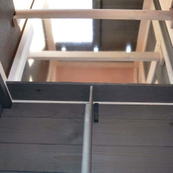 Dřevěný kurník LISABON, 1750x660x1010 mm