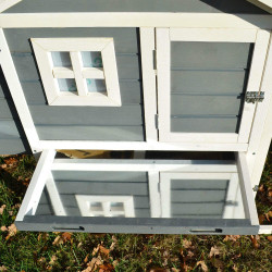 Dřevěný kurník LISABON, 1750x660x1010 mm