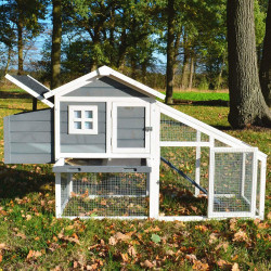 Dřevěný kurník LISABON, 1750x660x1010 mm