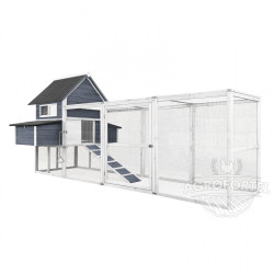 Dřevěný maxi kurník PALERMO DELUXE, 3100x1500x1500 mm