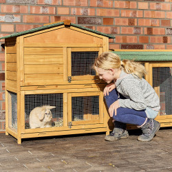 Dřevěná králíkárna REGENSBURG, 1460x460x940 mm