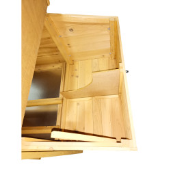 Dřevěný kurník ISTANBUL DELUXE, 2800 x 2200 x 1000 mm
