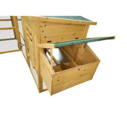 Dřevěný kurník ISTANBUL DELUXE, 2800 x 2200 x 1000 mm