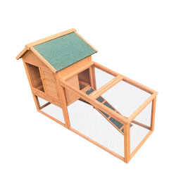 Dřevěná králíkárna ZANZIBAR, 1440x635x965 mm