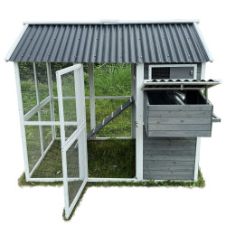 Dřevěný kurník s výběhem Bejrút, 195x140x180 cm