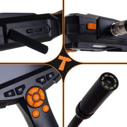 Endoskopická inspekční kamera IP 67, 8 LED, 5 m BIGSTREN